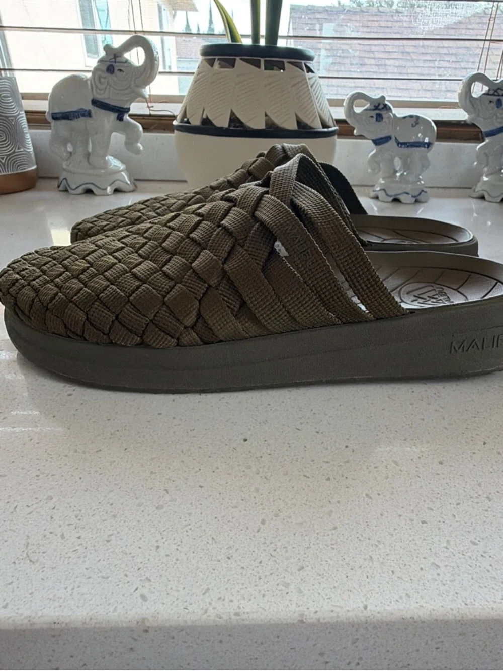 Men's Woven Slip-On Clog - Brown